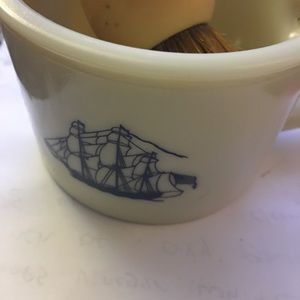 Vintage old spice shaving brush and cup
